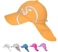iQ Sonnenhut »Kinder UV-Schutz Cap mit Nackenschutz«, orange
