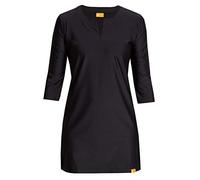 iQ-UV Strandkleid für Damen M Schwarz - Sommerkleid für Damen mit UPF 50+ Sonnenschutz - Luftige Strandtunika perfekt als Bikini Cover Up - Stylisches Beach Dress für Sommer & Urlaub