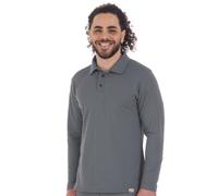 Iq-Uv UV Polo-Shirt Langarm Herren iQ Natural Cool dunkelgrau 2XL