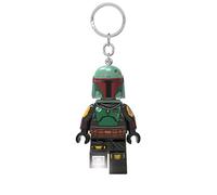 IQhk Lego Star Wars - Boba Fett Schlüsselanhänger mit LED-Taschenlampe Spielzeuggeschenke für Kinder - 76 mm große Figur - 2 CR2025 Batterien enthalten
