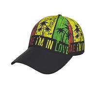 IQOPPEDR Baseballkappe mit Leopardenmuster, geometrische Kunst, Papa-Hut, Trucker-Mütze, Damen, Herren, Snapback, verstellbar, modisch, trendig, Hip-Hop-Hut, Reggae, Einheitsgröße