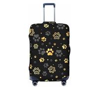 IQOPPEDR Gepäckkofferüberzug mit niedlichen Tieren, elastisch, waschbar, Reisekoffer-Schutzhülle für Kinder und Erwachsene, Größe S (passend für 45,7 - 53,3 cm Gepäck), Hund #03, L (Fit 25-29 Inch