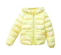 IQYU Kinder Steppjacke MäDchen Winterjacke Mit Fell üBergangsjacke Warm Wintermantel Winter Outdoorjacke Kinderjacken GefüTterte Fleecejacke Warm Steppjacke Daunenmantel Daunenjacke