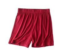 IQYU Pyjamahose Damen Kurz Baumwolle Pyjamahosen Kurzgröße Schlafanzughose Leicht Pyjamahose Weiche Schlafhose Dehnbare Freizeithose Super Soft Nachtwäsche Hose Frauen Lounge Hosen Elastischer Bund