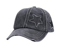 IQYU Willys Cap All-Bedruckte Women 's Baseball Cow hat Star Baseball Mütze Lions Cap (Black, One Size)