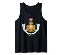 Iran Crown Prince Royal Wappen Imperial Persisches Wappen Tank Top