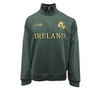 Ireland Gold Shamrock Quarter Zip Top