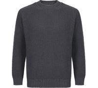IrelandsEye Crosshaven Ribbed Crew Neck Sweater Men graphite - Größe L