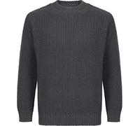 IrelandsEye Crosshaven Ribbed Crew Neck Sweater Men graphite - Größe M