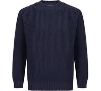 IrelandsEye Crosshaven Ribbed Crew Neck Sweater Men navy - Größe L