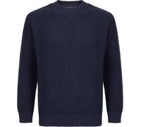 IrelandsEye Crosshaven Ribbed Crew Neck Sweater Men navy - Größe M