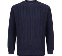 IrelandsEye Crosshaven Ribbed Crew Neck Sweater Men navy - Größe S