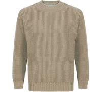 IrelandsEye Crosshaven Ribbed Crew Neck Sweater Men silver marl - Größe M