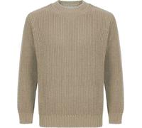 IrelandsEye Crosshaven Ribbed Crew Neck Sweater Men silver marl - Größe XXL