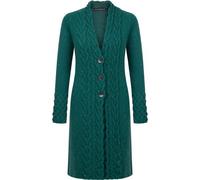 IrelandsEye Horseshoe Cable Coat Women green garden - Größe M