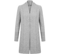 IrelandsEye Kilcoole Textured Coatigan Women silver marl - Größe XS