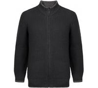 IrelandsEye Rockbrook Ribbed Cardigan Men anthracite - Größe S