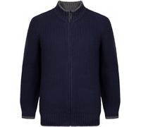 IrelandsEye Rockbrook Ribbed Cardigan Men navy - Größe L