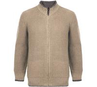 IrelandsEye Rockbrook Ribbed Cardigan Men silver marl - Größe S