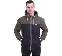 Iriedaily Herren Jacke 'Auf Deck' oliv / schwarz / braun / weiß, Größe S, 3848098 Oliv / Schwarz / Braun / Weiß S