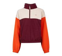 Iriedaily Cally Fleece Troyer Wine (Weiß/Rot/Orange) XS