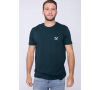 IRIEDAILY Herren Bio-Baumwoll Sommer T-Shirt - Chestflag Tee in Nightforest, XL