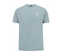 Iriedaily Chestflag Tee Slate (Blau) M