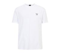 IRIEDAILY Herren Bio-Baumwoll Sommer T-Shirt - Chestflag Tee in Weiß, L