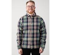 Iriedaily - Chillax Lumber Navy Wine - Hemd - Blau - M - 100% Bio-Baumwolle Blau M