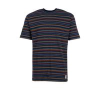 Iriedaily Herren T-Shirt 'Chop Chop' dunkelblau / orange / blau, Größe L, 6762445 Dunkelblau / Orange / Blau L