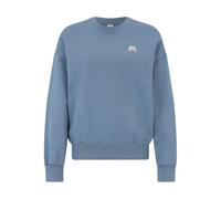 IRIEDAILY Damen Crewneck Skate Heart Bio-Baumwolle Regular Fit Greyblue