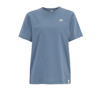 IRIEDAILY Damen T-Shirt Skate Heart Baumwolle Relaxed Fit L Greyblue