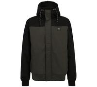 Iriedaily - Eissegler Black/Olive - Jacke - Schwarz - L - Shell: 65% Polyester, 35% Baumwolle; Lining: 100% Polyester Schwarz L