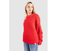 Iriedaily - Women's Hairiette Knit - Pullover, Gr. S, rot (RedAlert)