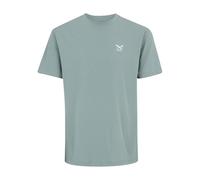 IRIEDAILY Herren Baumwoll Sommer T-Shirt - Chestflag Tee