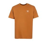 IRIEDAILY Herren Bio-Baumwoll Sommer T-Shirt - Chestflag Tee in Hazel, L