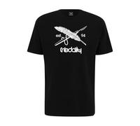 IRIEDAILY Herren Bio-Baumwoll T-Shirt - Harpoon Flag Tee in Black, L