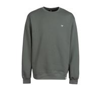Iriedaily - Mini Flag 2 Crew - Pullover, Gr. XXL, grau/oliv (JungleGreen)