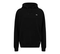 IRIEDAILY Herren Bio-Baumwoll Kapuzenpullover - Mini Flag 2 Hoody in Black, M