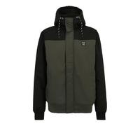Iriedaily - Eissegler Black/Olive - Jacke - Schwarz - L - Shell: 65% Polyester, 35% Baumwolle; Lining: 100% Polyester Schwarz L