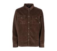 IRIEDAILY Herren Shirt Bubble Cord Bio-Baumwolle Regular Fit Dark Coffee