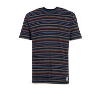 IRIEDAILY Herren T-Shirt aus Bio-Baumwoll Jacquard Jersey - Chop Chop Tee in Night Sky, XL
