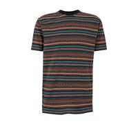 IRIEDAILY Herren T-Shirt aus Bio-Baumwoll Jacquard Jersey - Chop Chop Tee in Nightforest, L