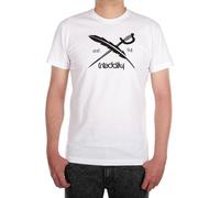IRIEDAILY Herren T-Shirt aus Bio-Baumwolle - Daily Flag Tee in White, XL