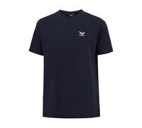IRIEDAILY Herren Bio-Baumwoll Sommer T-Shirt - Chestflag Tee in Navy, XL