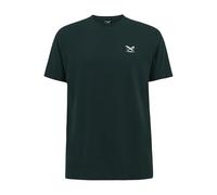 IRIEDAILY Herren Bio-Baumwoll Sommer T-Shirt - Chestflag Tee in Nightforest, XL