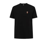 IRIEDAILY Cookieman Emb Tee, Black, L