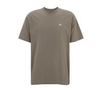 IRIEDAILY Herren T-Shirt MINI Flag Relaxed Bio-Baumwolle Relaxed Fit L Smokey Olive