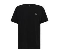 Iriedaily T-Shirt Mini Flag Relaxed Tee - 100% Bio-Baumwolle - Schwarz M