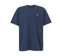 IRIEDAILY Herren T-Shirt MINI Flag Relaxed Relaxed Fit M Crown Blue